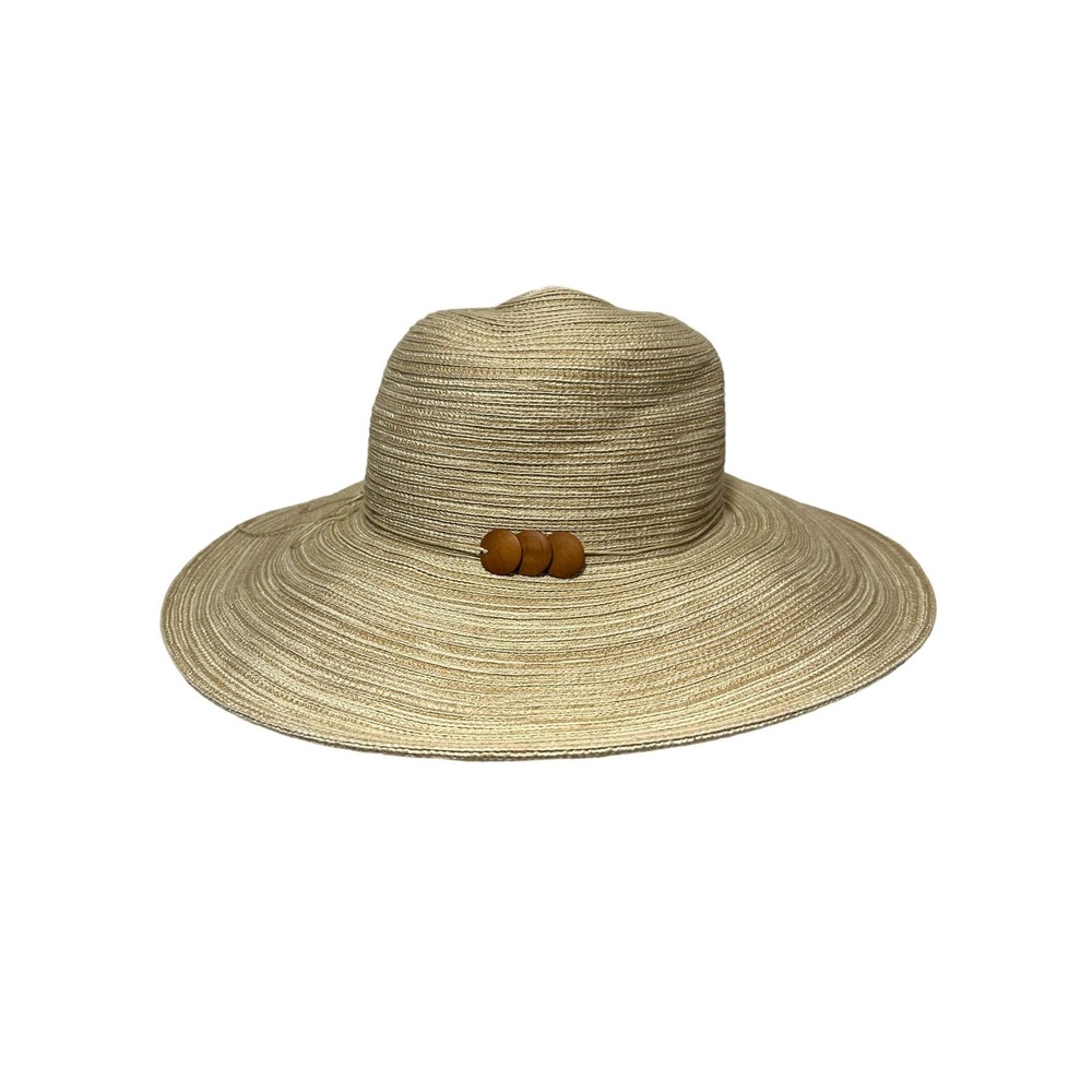 Croft & Barrow Women’s Wide Brim Floppy Beach Straw Boho Hat